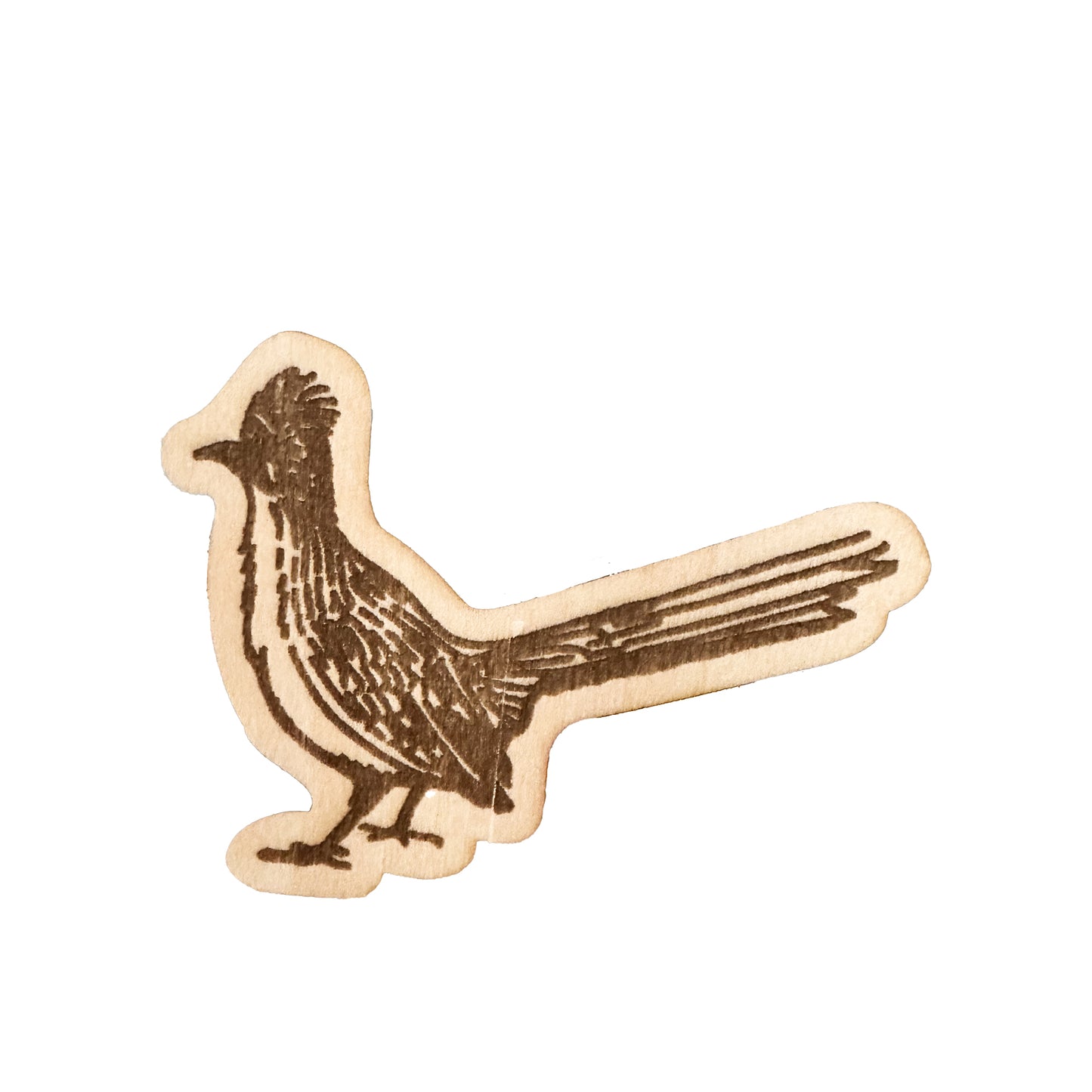 Roadrunner - Engraved Basswood Magnet